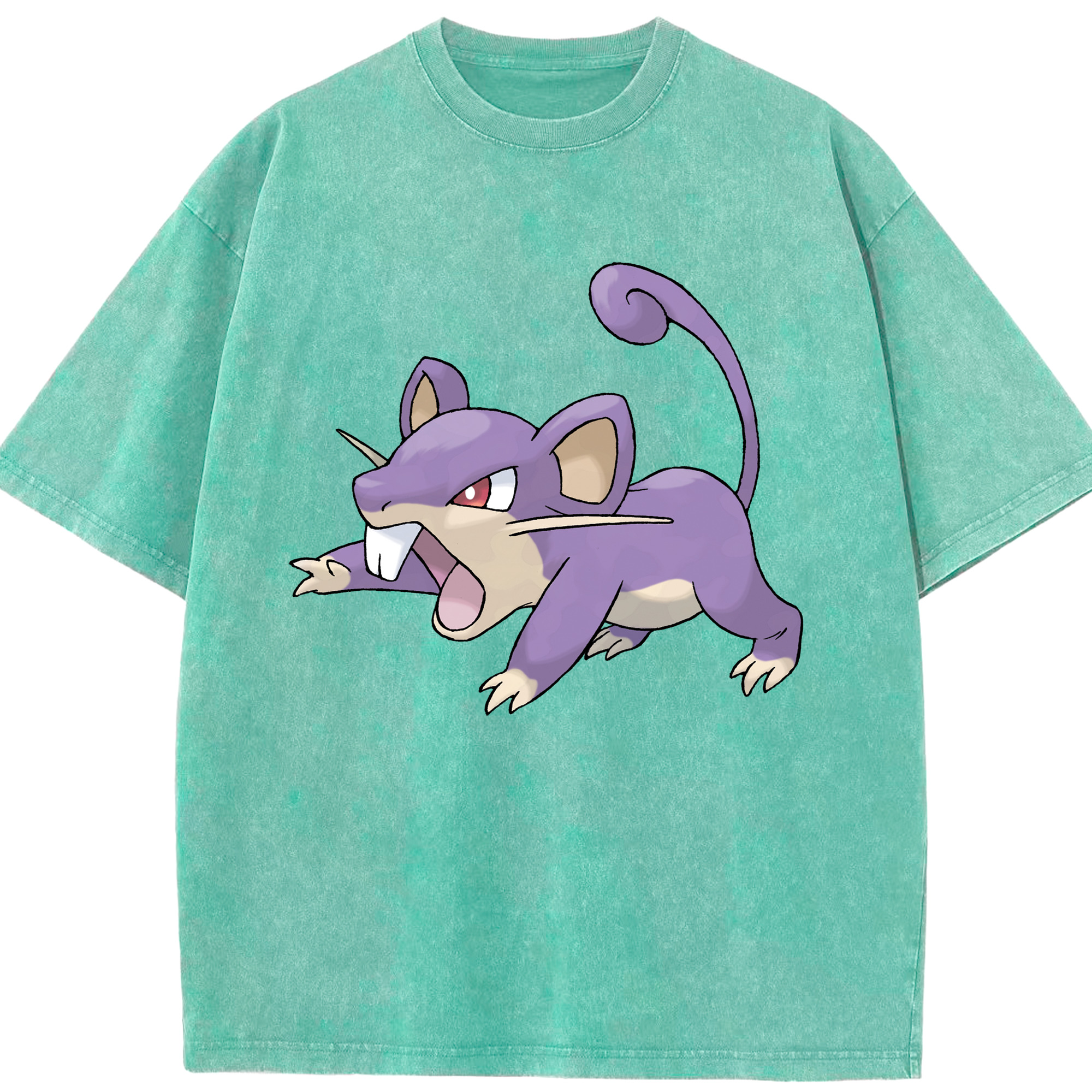 （画像用） ポケットモンスター Pokémon 綿100% ヴィンテージ風 半袖Tシャツ（フロントプリント）